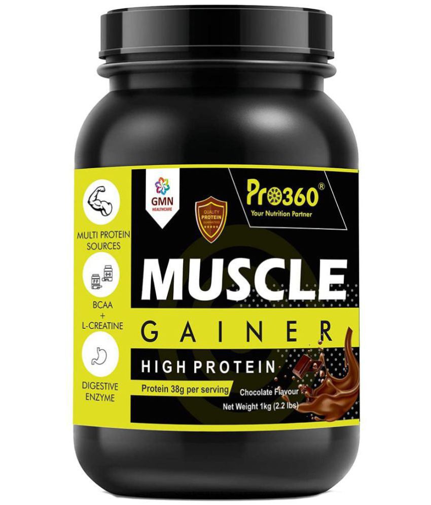 PRO360 Muscle Gainer Protein Powder Supplement 1 kg 