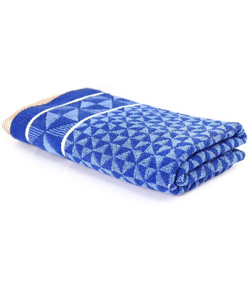 Satisfyn Single Cotton Bath Towel Blue