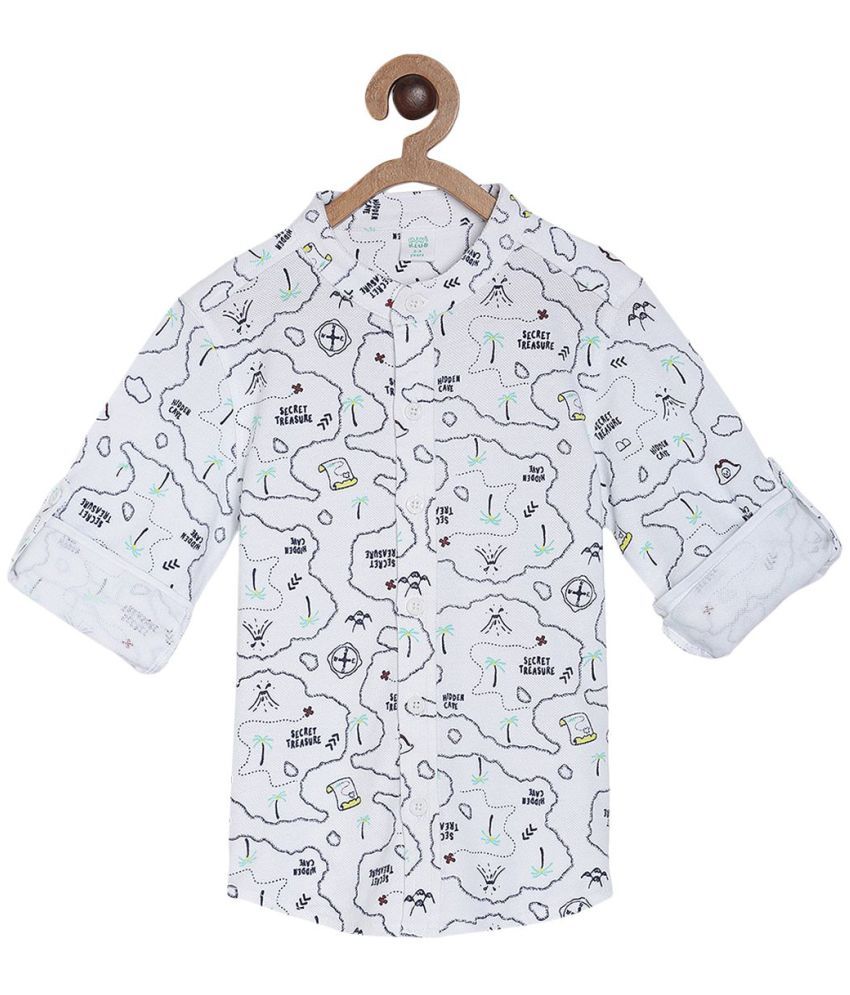     			MINIKLUB Baby Boy White Color Shirt