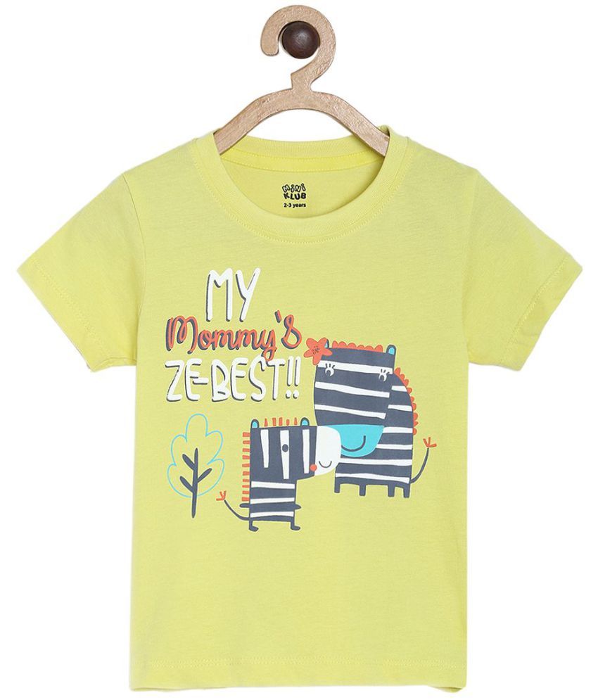     			MINIKLUB Baby Boy Yellow Color T-Shirt