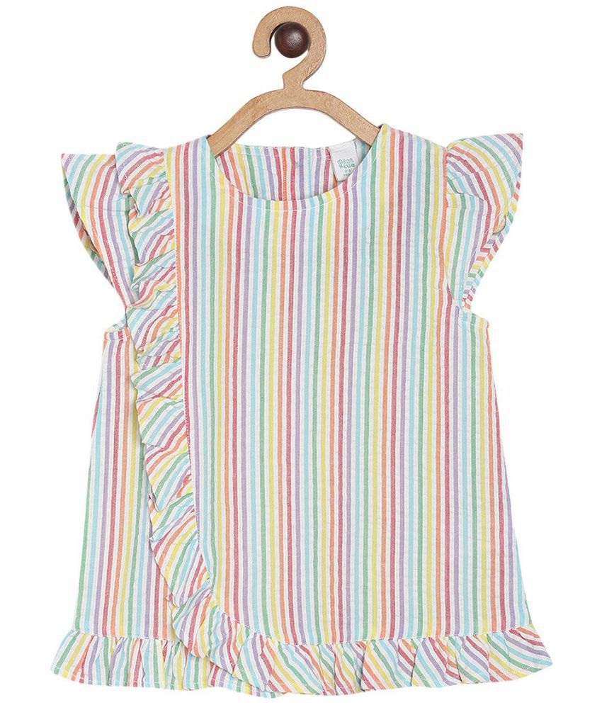     			MINIKLUB Baby Girl Multi Color Woven Top