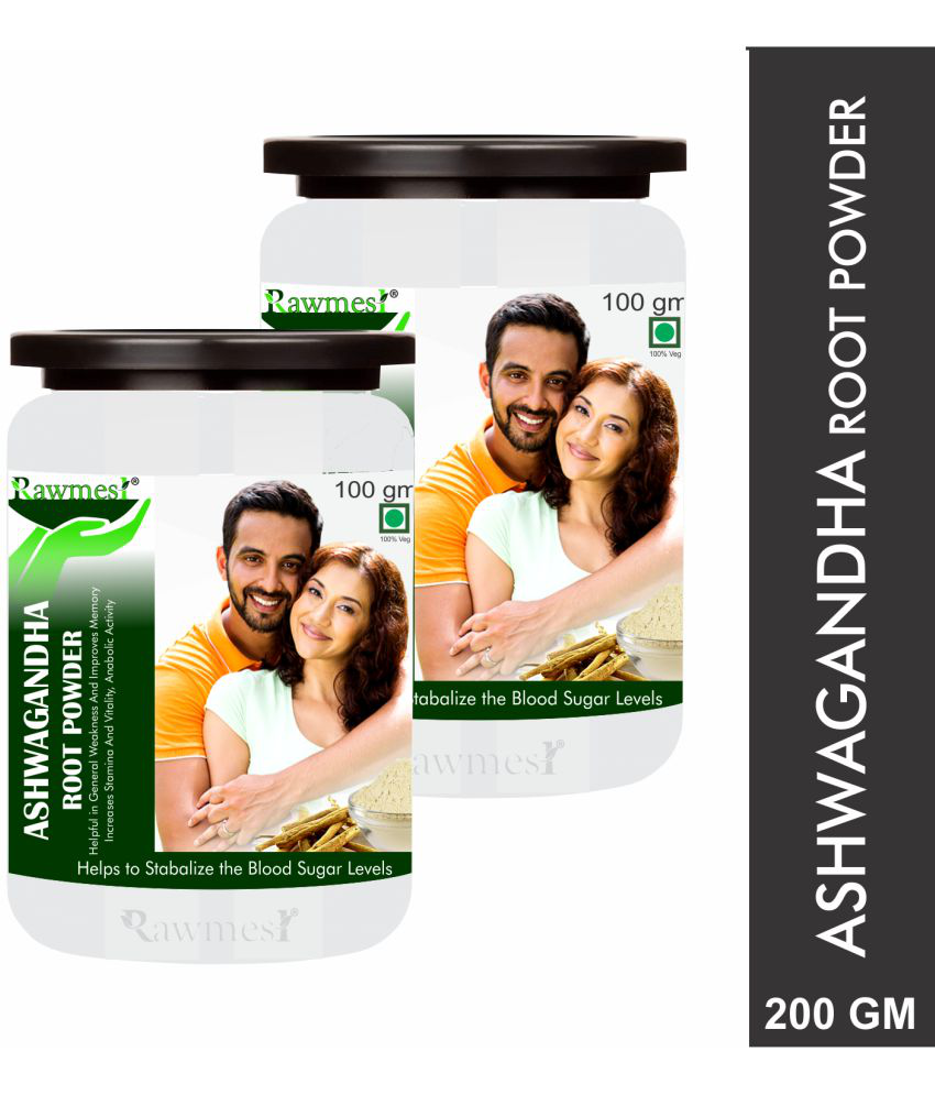     			rawmest Organic Ashwagandha Pack of 2 Powder 200 gm Pack Of 2