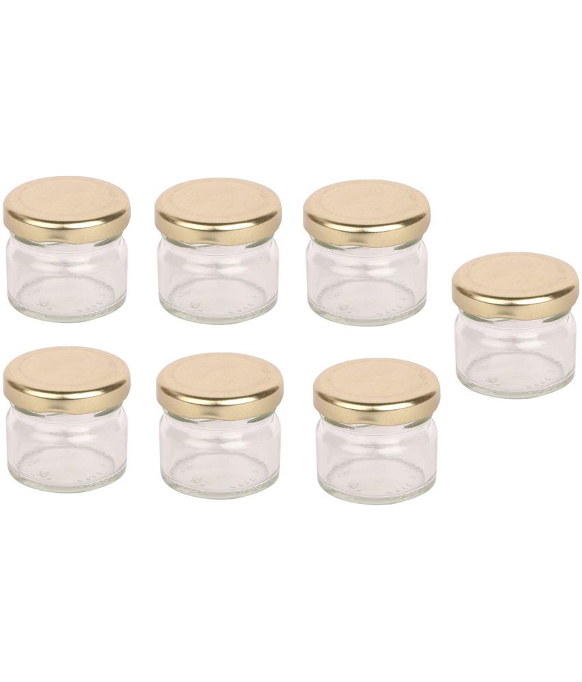     			AFAST Airtight Storage  Glass Food Container Set of 7 100 mL