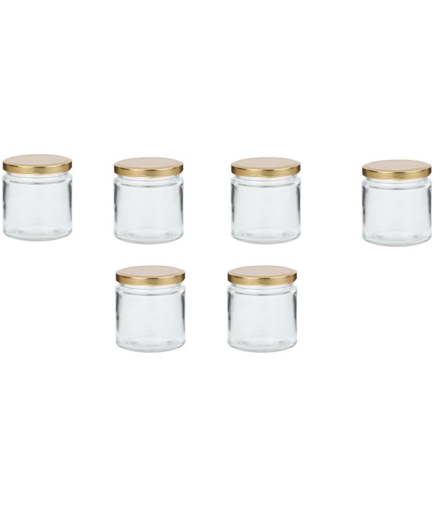     			AFAST Airtight Storage  Glass Food Container Set of 6 100 mL