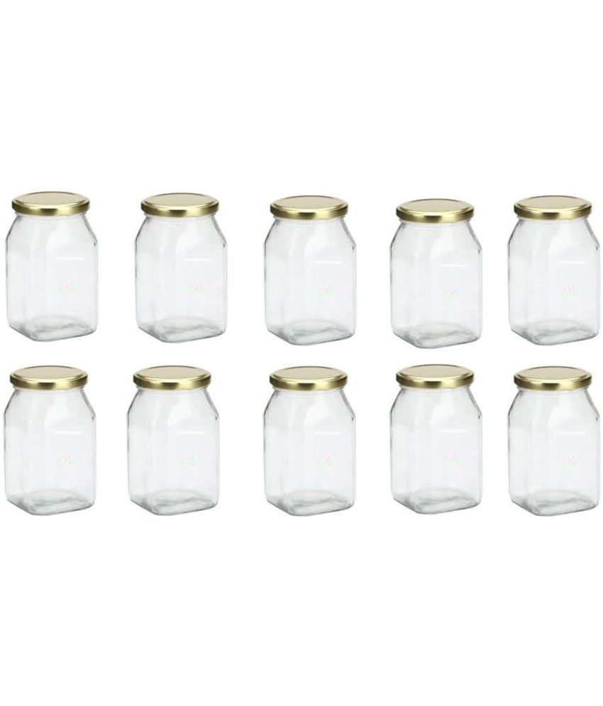     			AFAST Airtight Storage  Glass Food Container Set of 10 200 mL