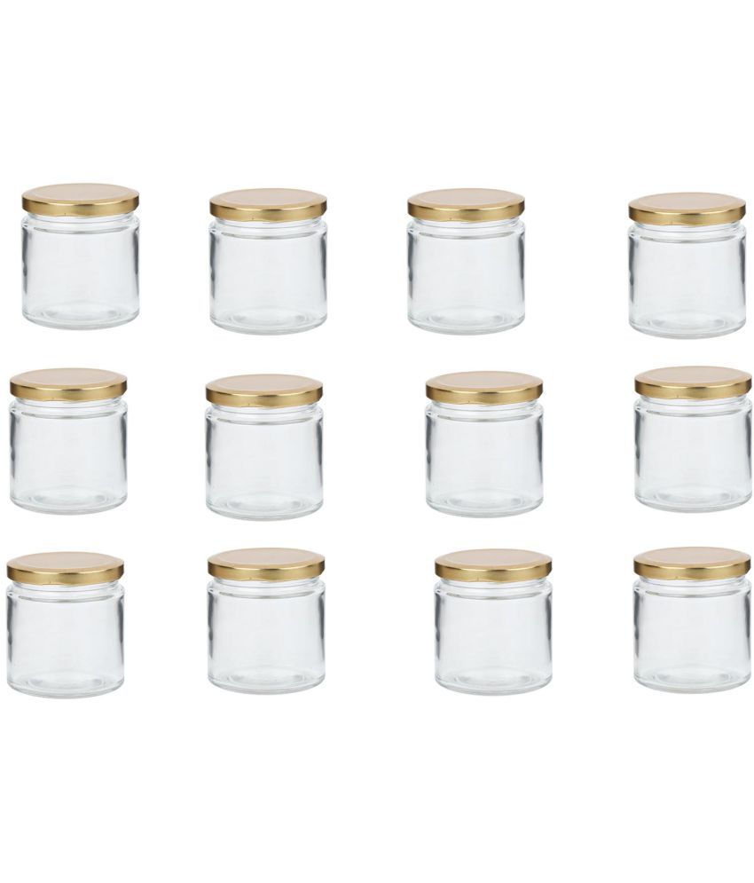     			AFAST Airtight Storage  Glass Food Container Set of 12 50 mL