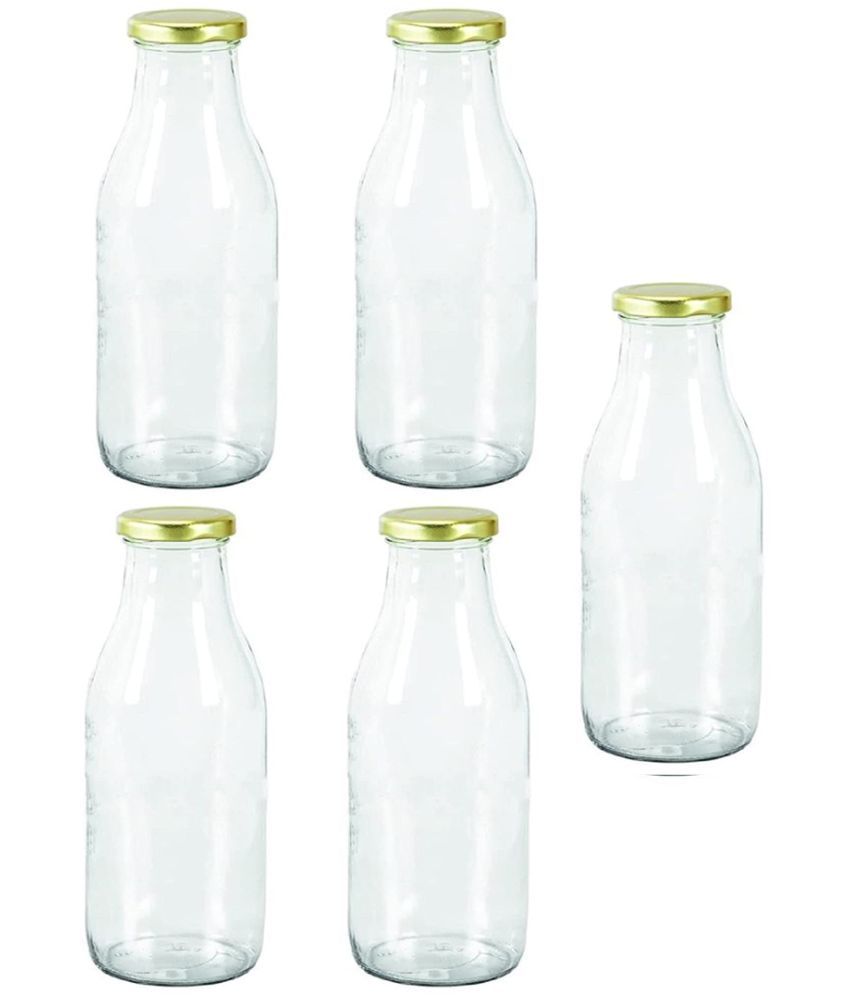     			AFAST Airtight Storage  Glass Food Container Set of 5 500 mL