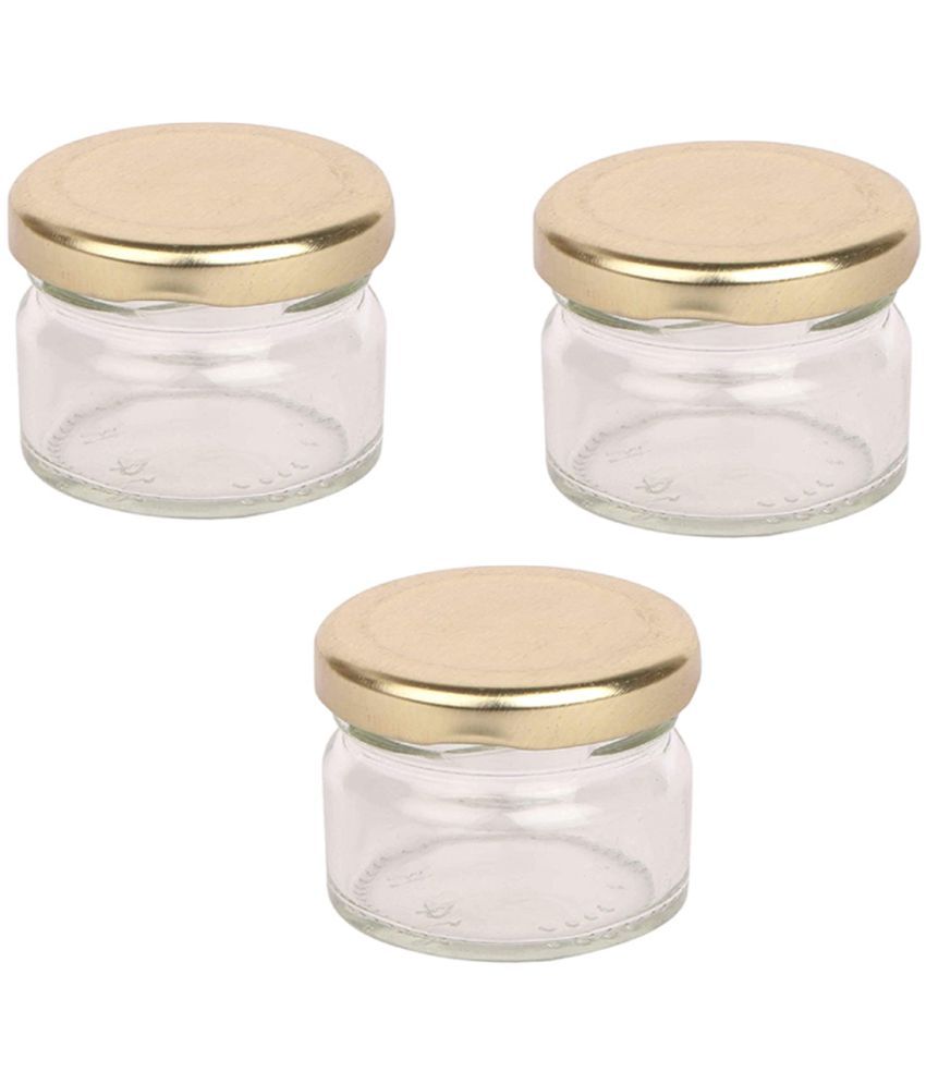     			AFAST Airtight Storage  Glass Food Container Set of 3 100 mL