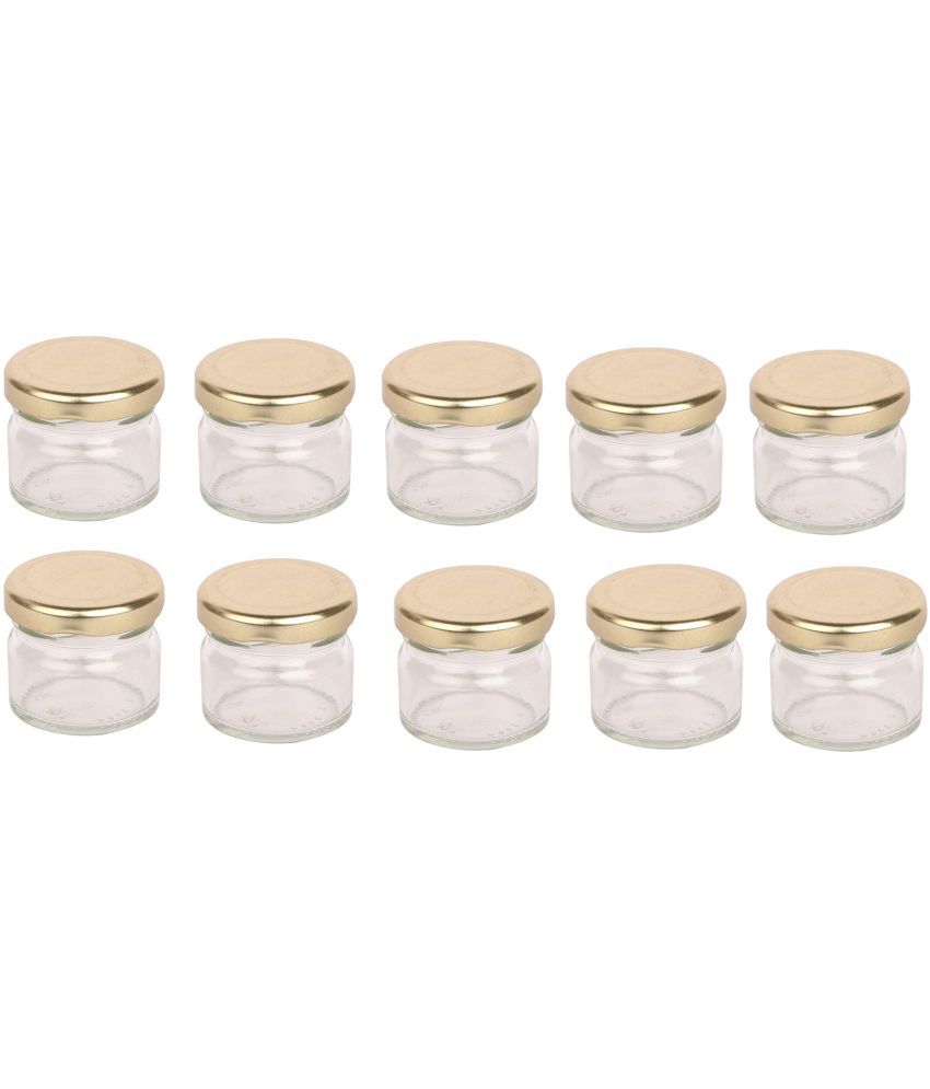     			AFAST Airtight Storage  Glass Food Container Set of 10 40 mL