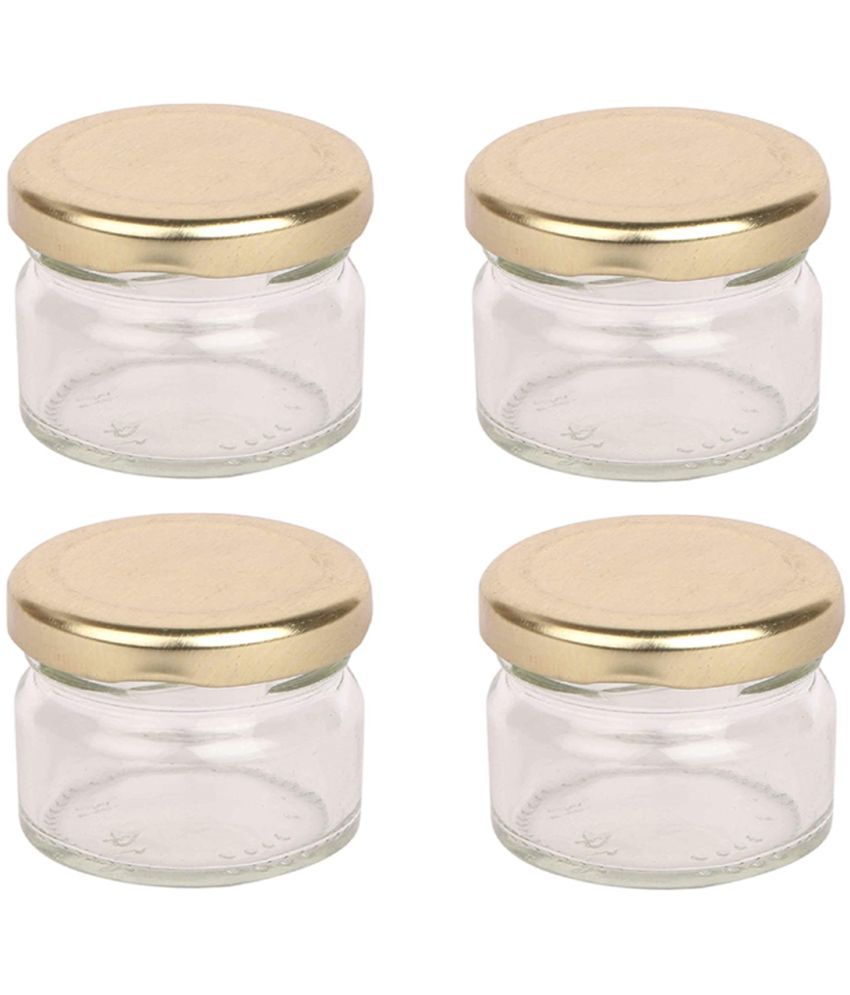     			AFAST Airtight Storage  Glass Food Container Set of 4 40 mL