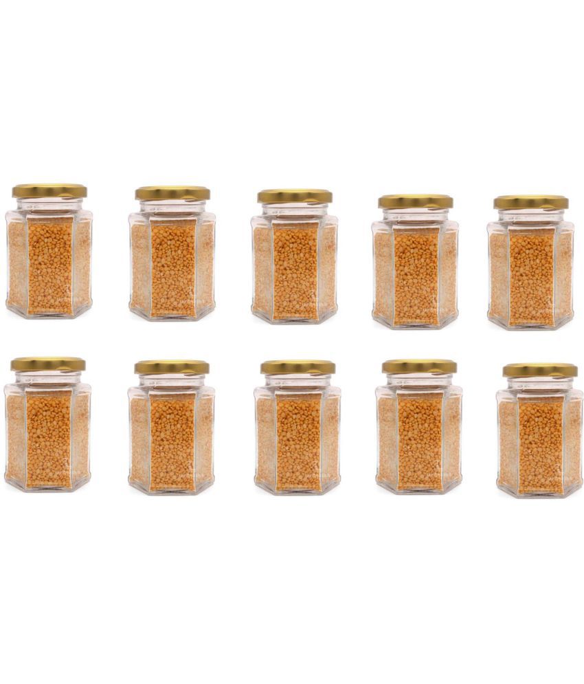     			AFAST Airtight Storage  Glass Food Container Set of 10 400 mL