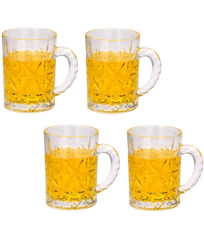    			Afast Beer Mug Glasses Set,  450 ML - (Pack Of 4)