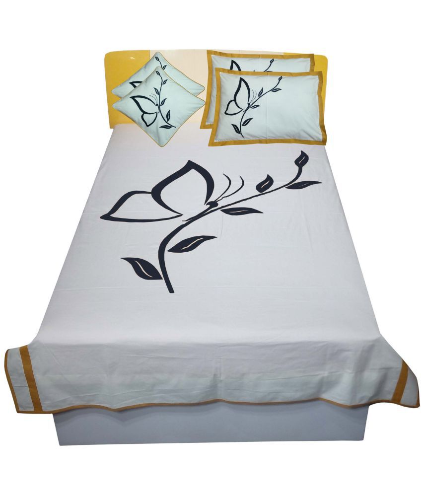     			Hugs'n'Rugs Cotton Single Bedsheet ( 200 cm x 150 cm )