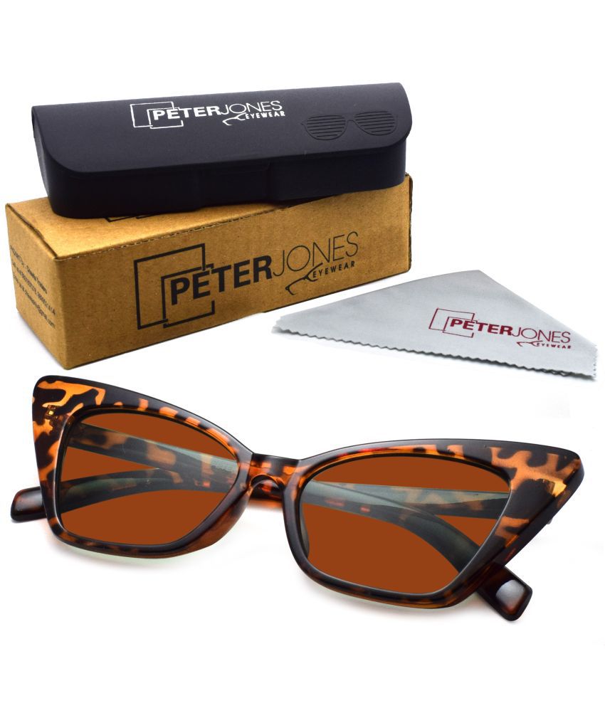     			Peter Jones - Brown Cat Eye Sunglasses Pack of 1