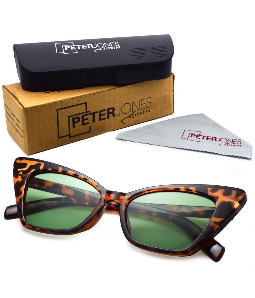 Peter Jones - Green Cat Eye Sunglasses Pack of 1