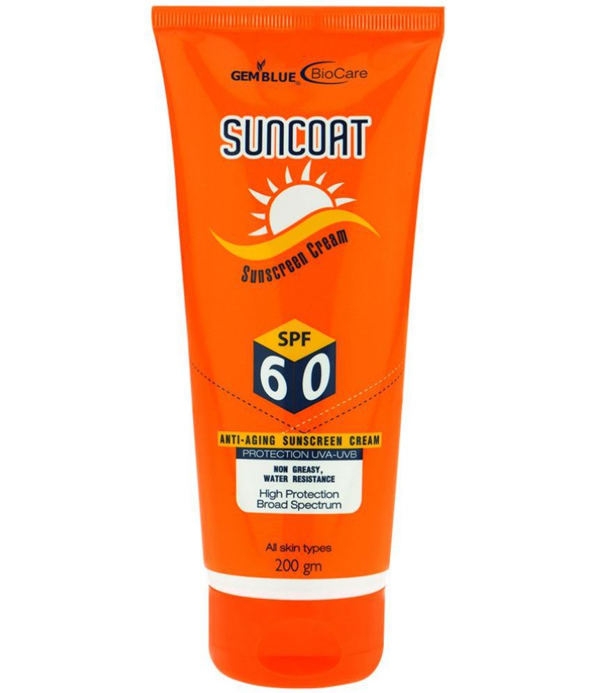     			gemblue biocare Suncoat Sunscreen Cream SPF 60 200 mL