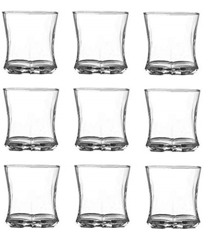     			Afast Water/Juice  Glasses Set,  280 ML - (Pack Of 9)
