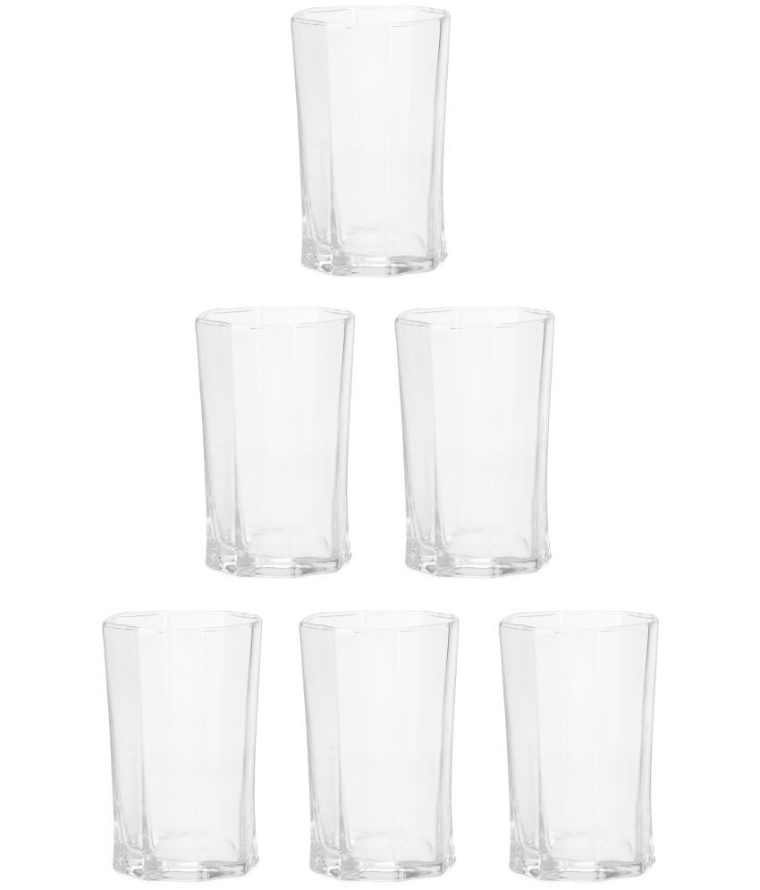     			Somil Water/Juice  Glasses Set,  200 ML - (Pack Of 6)