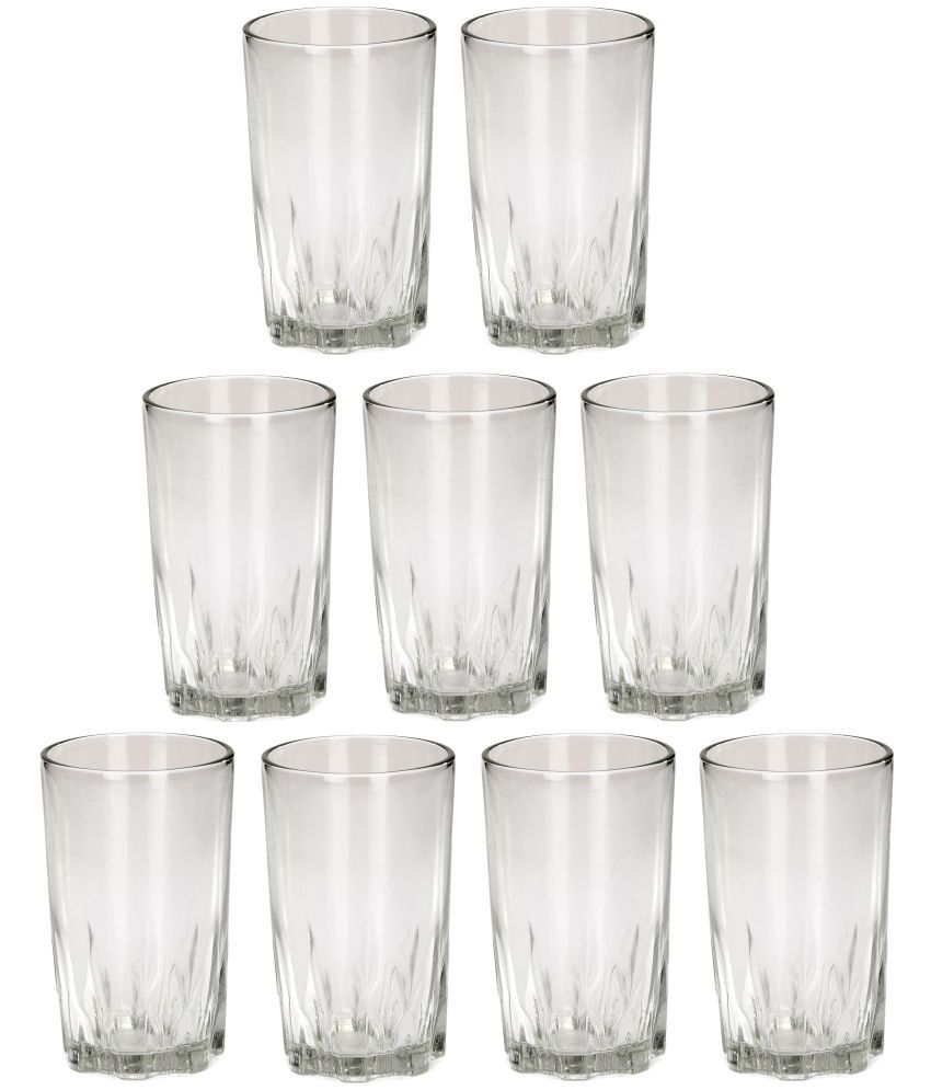    			Somil Water/Juice   Glasses Set,  200 ML - (Pack Of 9)