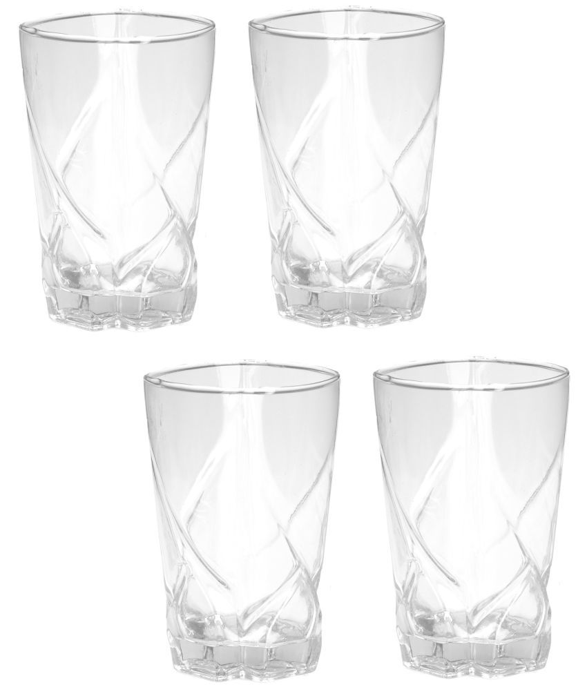     			Somil Water/Juice  Glasses Set,  280 ML - (Pack Of 4)