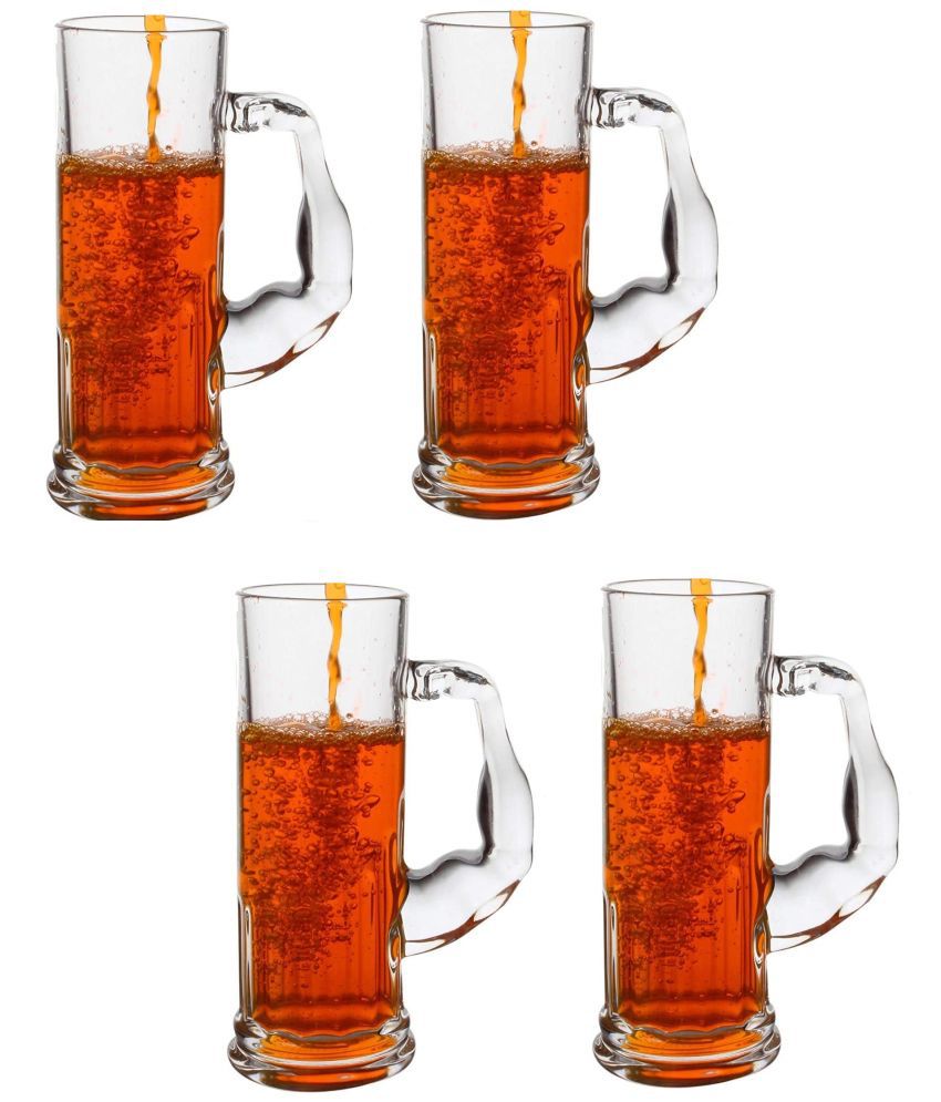     			Somil Beer Mug Glasses Set,  600 ML - (Pack Of 4)