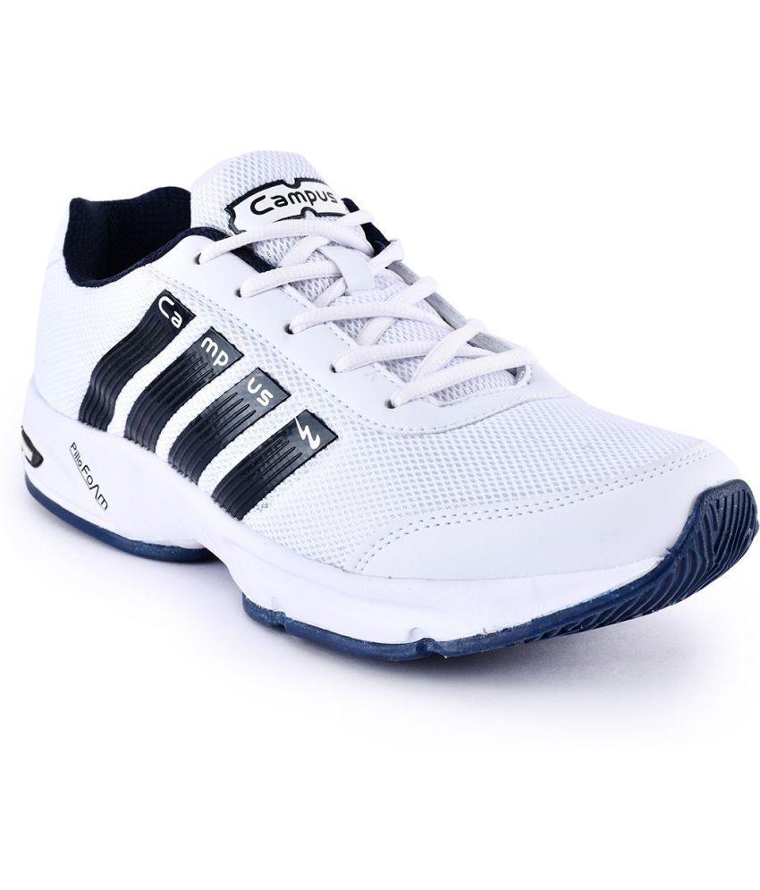     			Campus BULL PRO White  Men's Sports Running Shoes