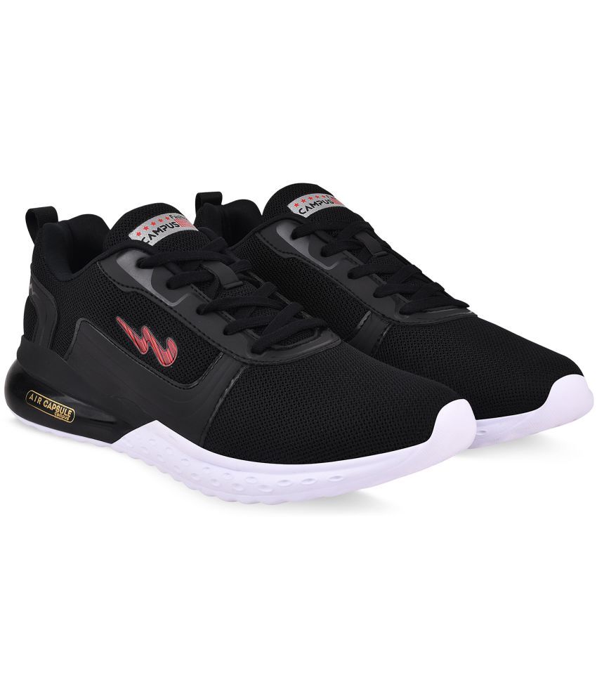     			Campus OZONE (N) Black Running Shoes