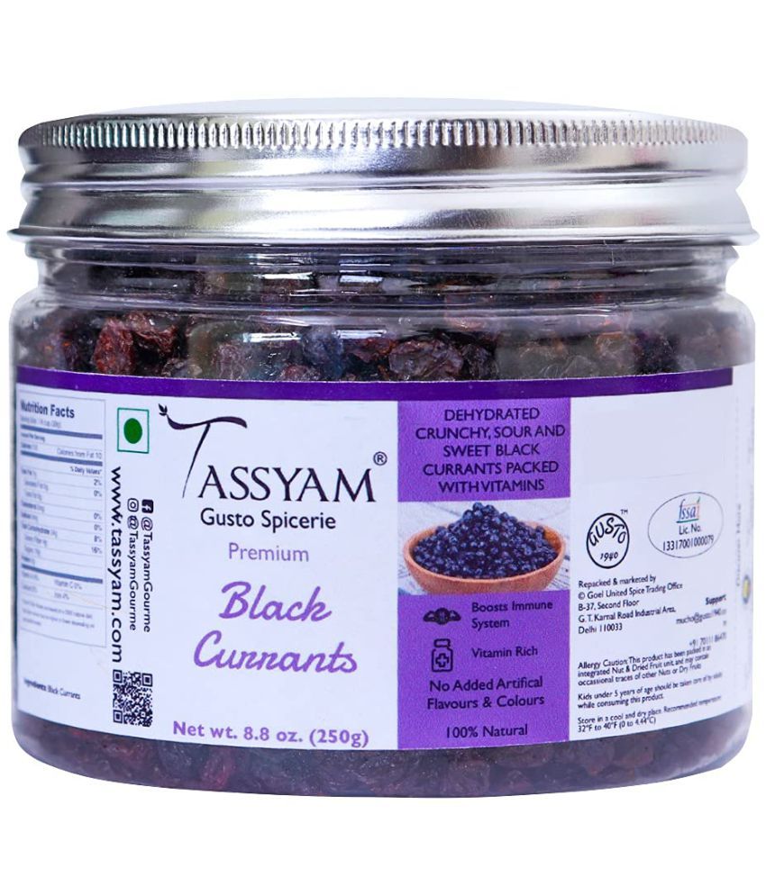     			Tassyam Black Currants 250g Jar