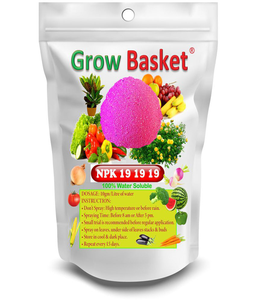     			NPK 19 19 19 Fertilizer for Plants and Gardening Complete Plant Food, Growth promoter and Flowering -400 grams (100%water soluble)