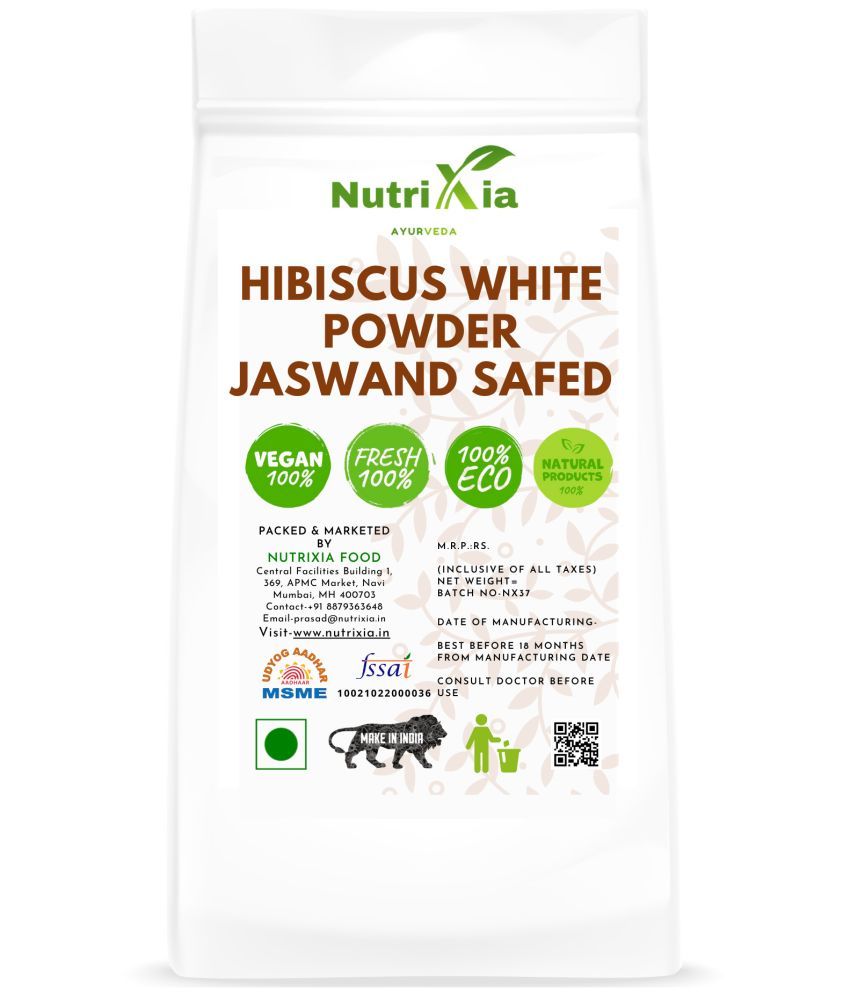     			Nutrixia Food Hibiscus White Powder - Jaswand safed , Gudhal safed powder Powder 480 gm