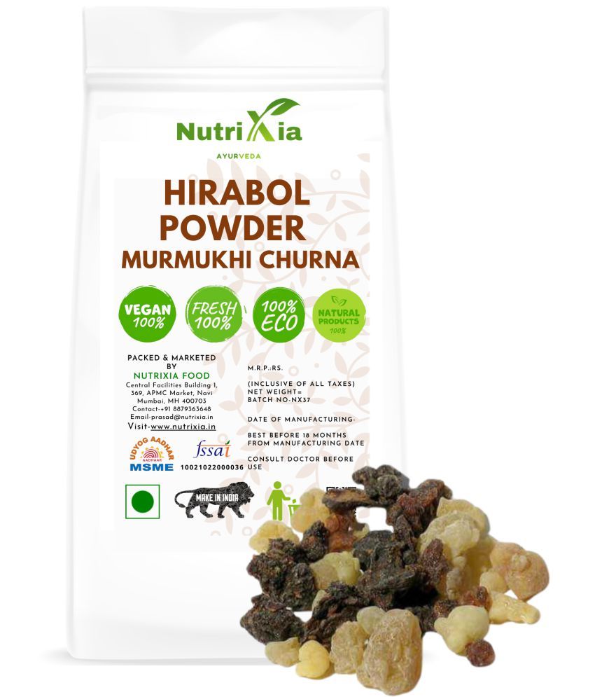     			Nutrixia Food  Hirabol Powder - Murmukhi Churna- Mur Makki - Commiphora Myrrha Nees Powder 50 gm