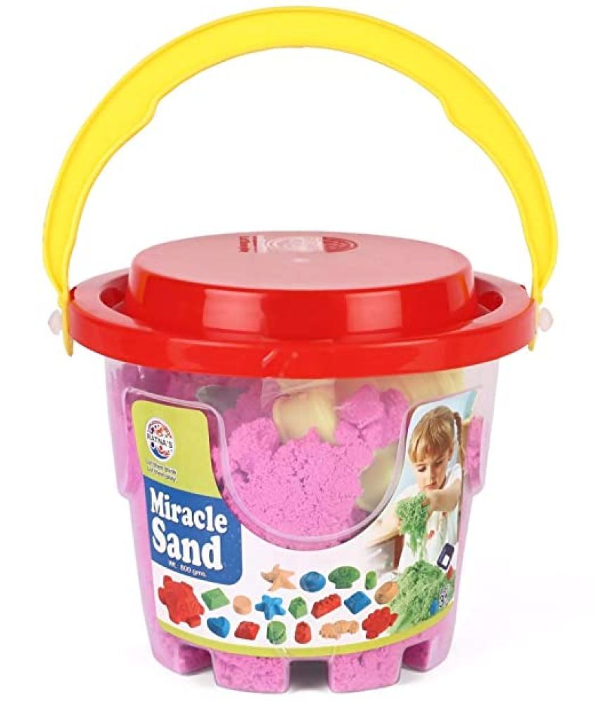     			Ratna's Miracle Sand 800grms for Kids. let Your Child Enjoy ratnas Smooth Sand.(Assorted Colours)