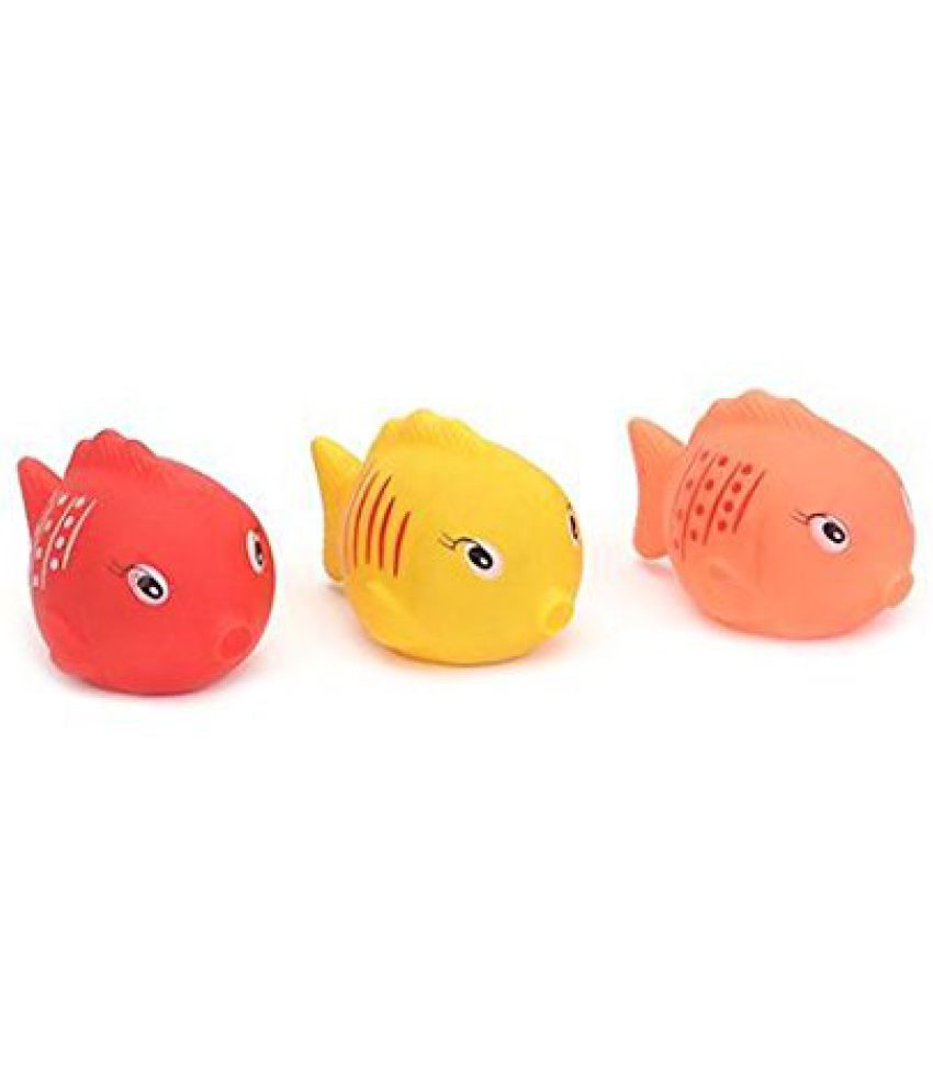 Ratna's Squeezy Toys Fish 3 pcs Pack for Infants. The Sweet Musical ...