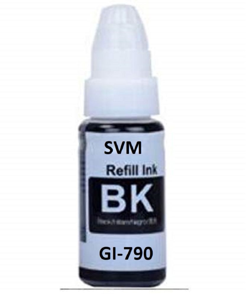 SVM 790 BLACK INK Black Pack of 1 Compatible with GI-790 INK