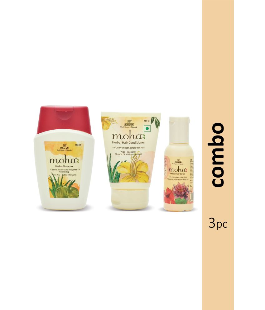     			moha Herbal Shampoo 100ml & moha Herbal Hair Conditioner 100ml & moha Herbal Hair Serum 30ml