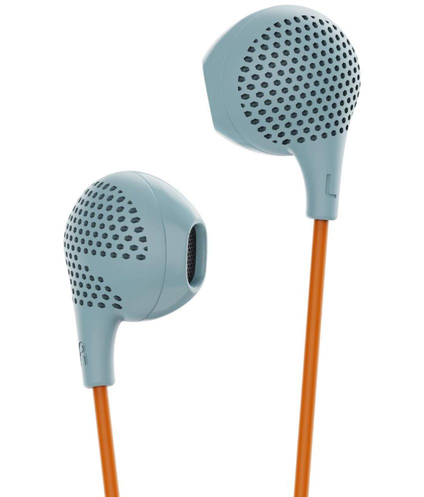 boAt Bassheads 104 Oceana On Ear Wired With Mic Headphones/Earphones Gray