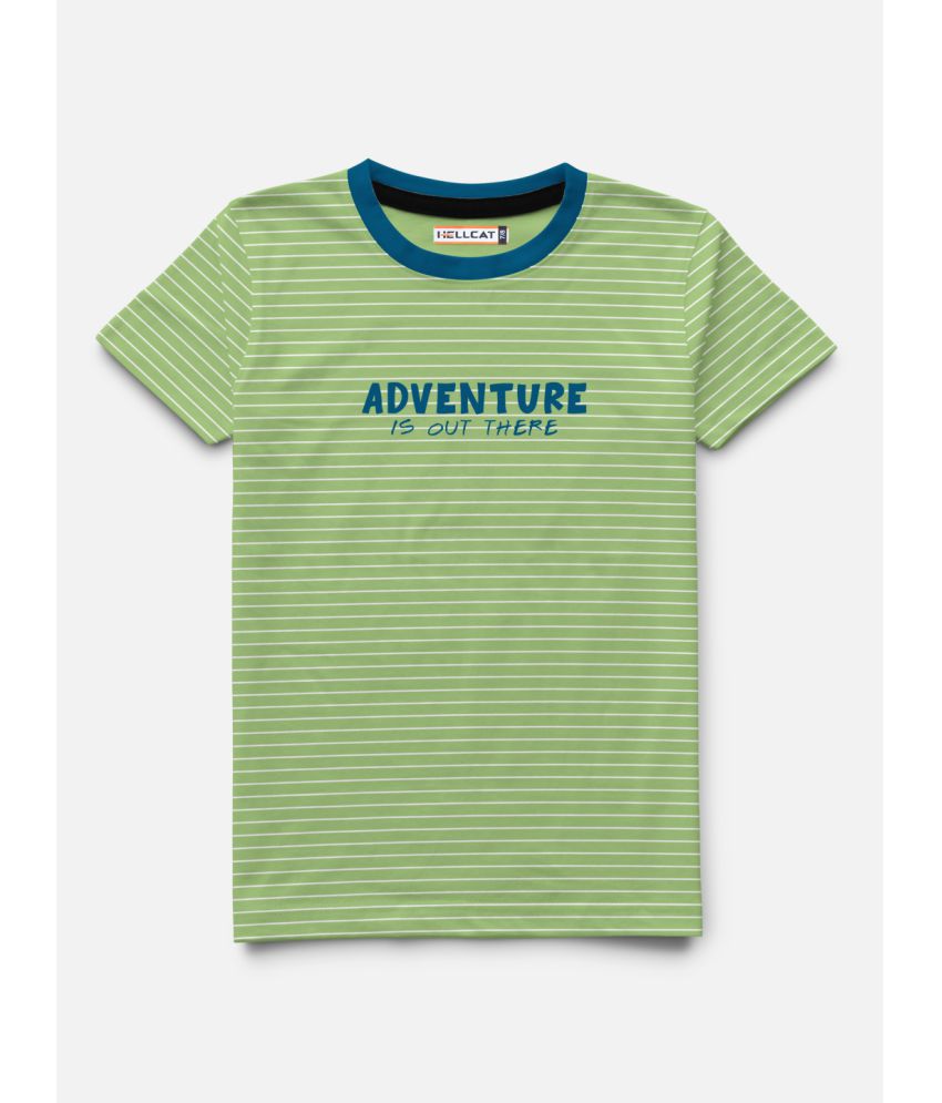     			HELLCAT Trendy Printed Round Neck Half Sleeve Tshirt For Boys
