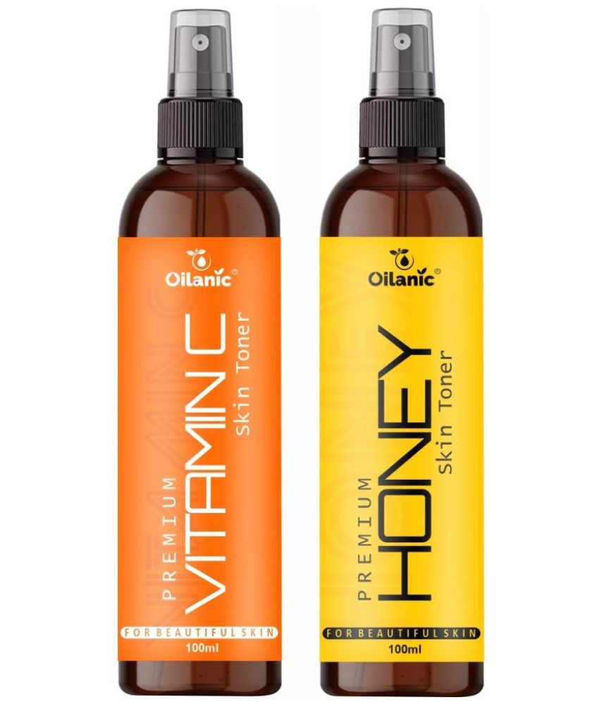     			Oilanic   Vitamin C & Honey    Skin Tonic 200 mL Pack of 2
