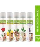 POUR HOME RedRose,Lime,Sandal,Jasmine,Lavender Room Freshener Spray, 220 ml Each (Pack of 5)