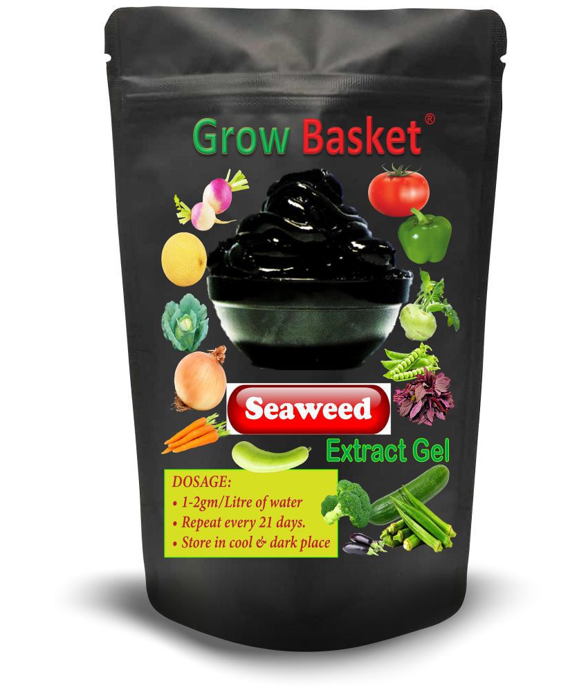     			Organic Fertilizers & Pesticides Natural Seaweed Gel Fertilizer, Contains Primary Secondary and Micro nutrients 400g