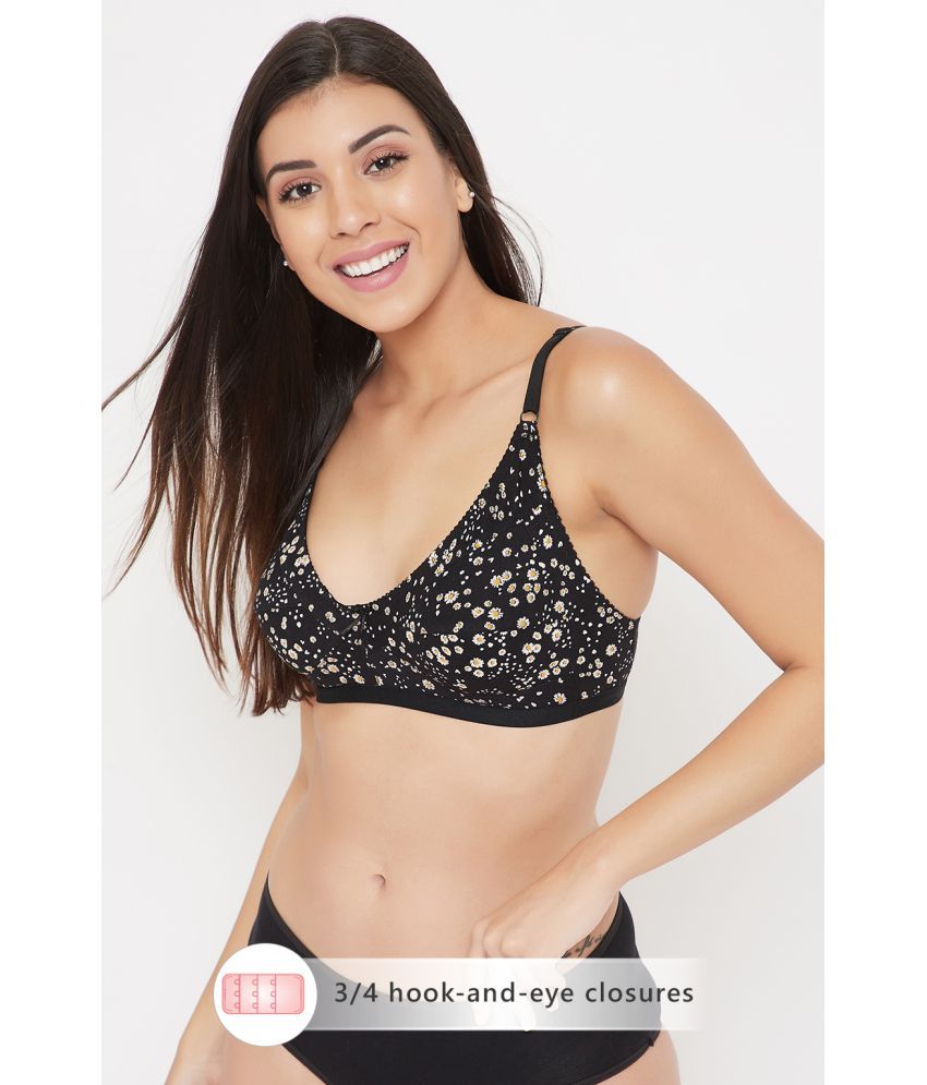     			Clovia Cotton Everyday Bra - Black Single