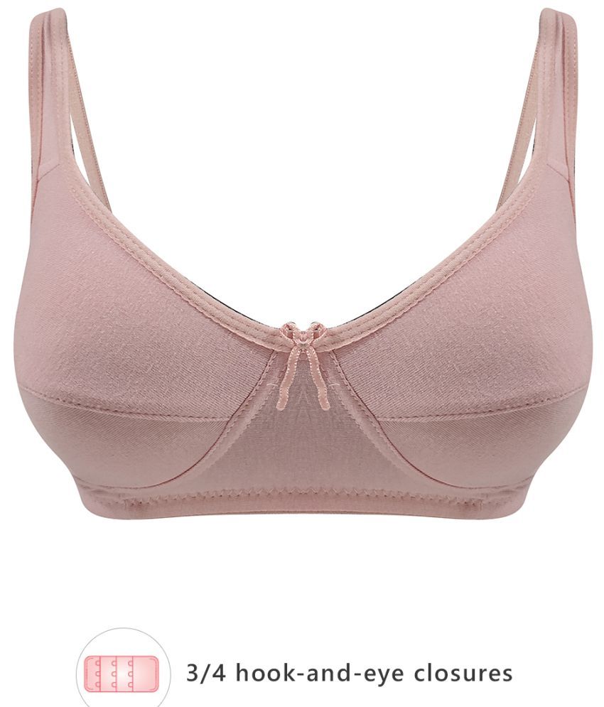     			Clovia Cotton Non Padded Women's Everyday Bra ( Pink )