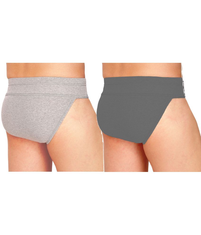     			SportSoul Cotton Gym & Athletic Supporter ( 2 Piece) Colour: Dark Grey & Grey I Size: L