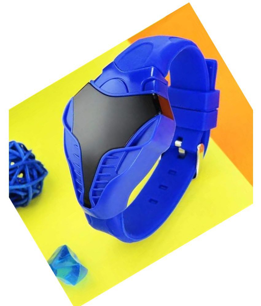 kids digital blue color watch