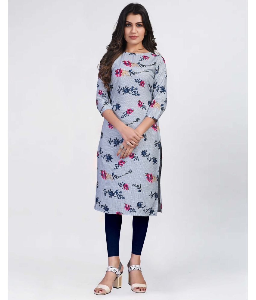     			BROTHERS DEAL Multicolor Crepe Straight Kurti - Single