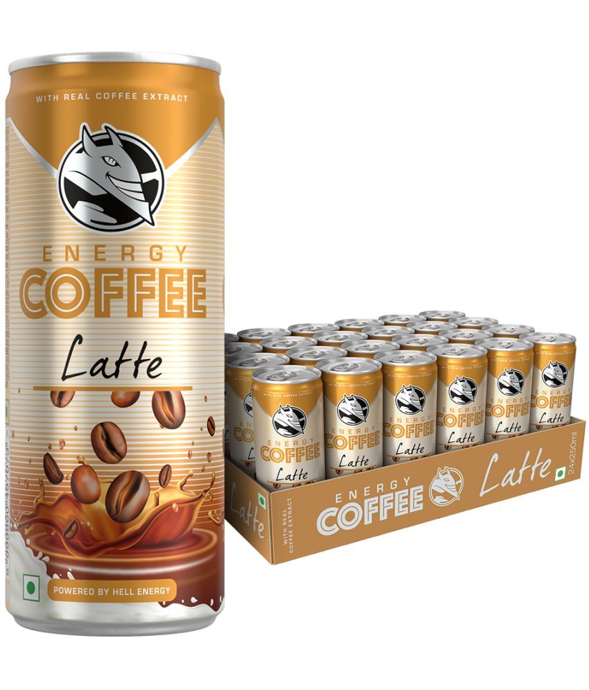 Hell Energy Coffee Latte 250ml X 24P Energy Drink 6 L Buy Hell Energy