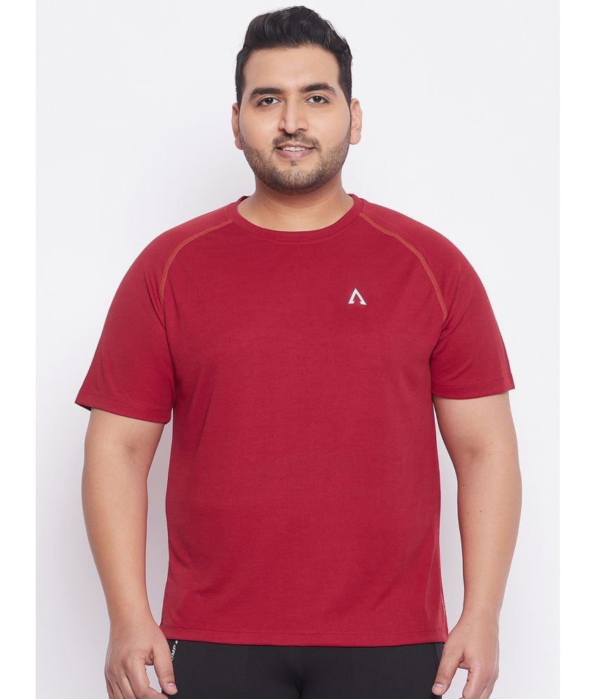     			AUSTIVO - Red Polyester Regular Fit Men's Sports T-Shirt ( Pack of 1 )