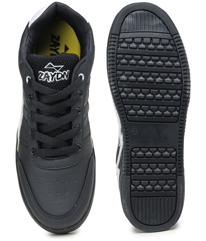 Buy ZAYDN - Black Men's Sneakers Online at Best Price in India - Snapdeal