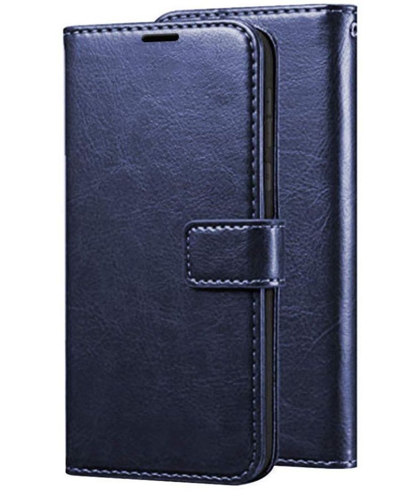     			Kosher Traders Blue Flip Cover For Xiaomi Redmi note 10 Pro Leather Stand Case