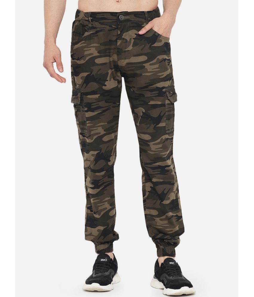 The Dry State Green Loose -Fit Flat Trousers Single